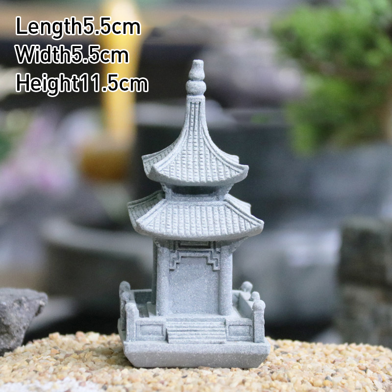Bonsai Garden In Japan - Japanese Garden Bonsai Rockery Lanscaping Vintage