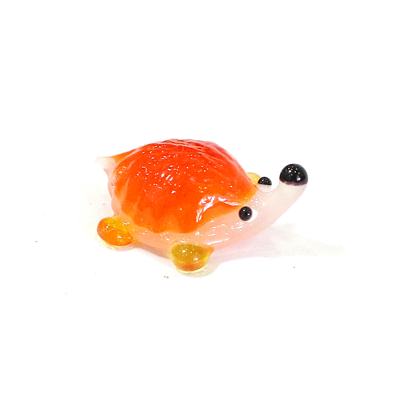 Handmade Mini Glass Hedgehog F - Bonsai Garden In Japan review and price