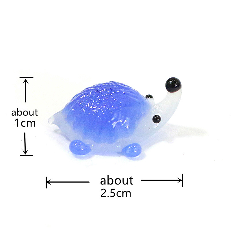 Handmade Mini Glass Hedgehog F - Bonsai Garden In Japan review and price