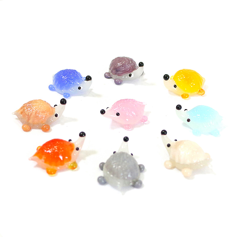 Handmade Mini Glass Hedgehog F - Bonsai Garden In Japan review and price