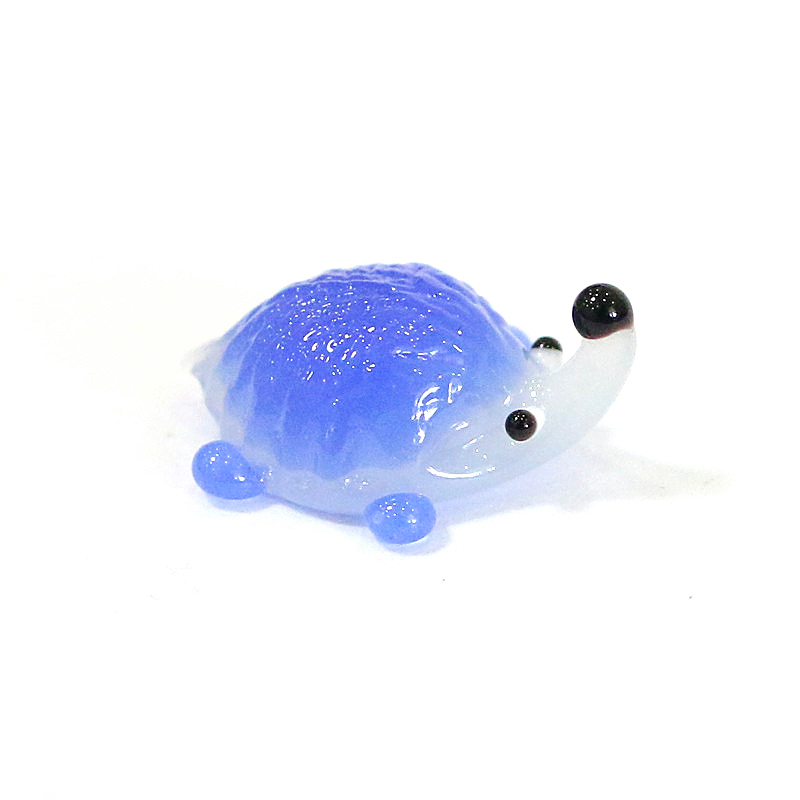 Handmade Mini Glass Hedgehog F - Bonsai Garden In Japan review and price