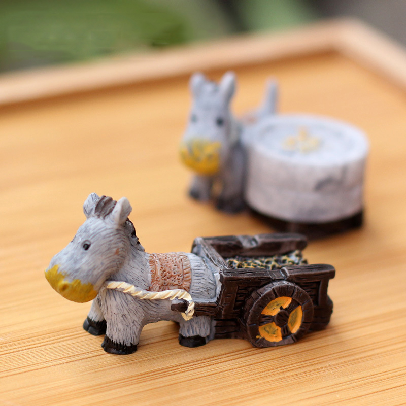 Animal Figurines Mini Donkey P - Bonsai Garden In Japan review and price