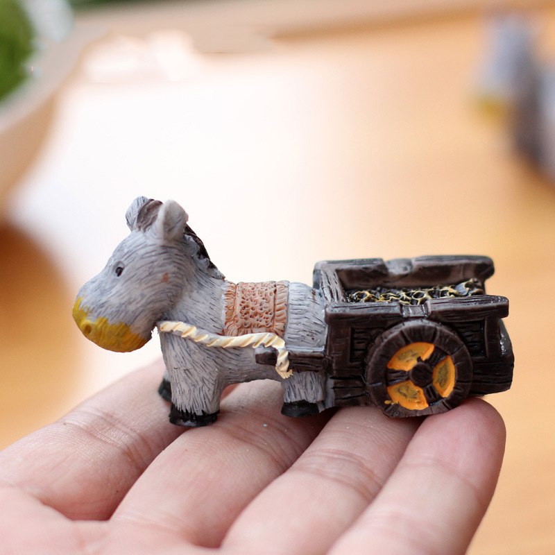 Animal Figurines Mini Donkey P - Bonsai Garden In Japan review and price