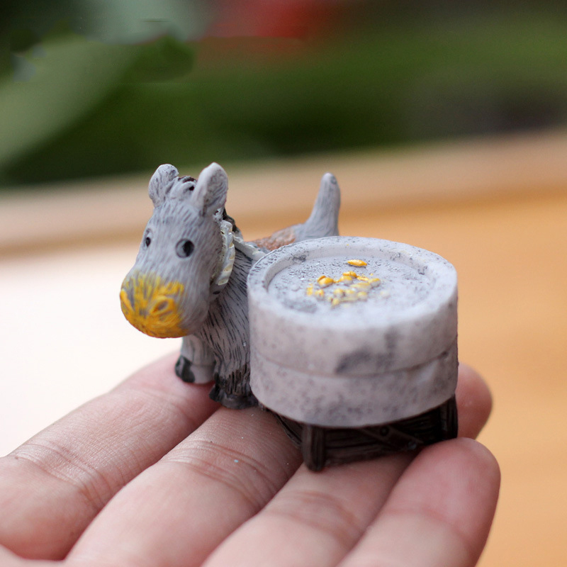 Animal Figurines Mini Donkey P - Bonsai Garden In Japan review and price