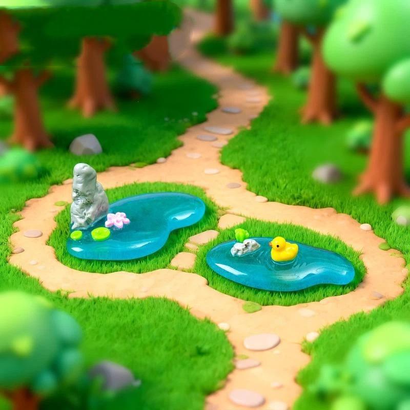 Mini Resin Pond Ornaments With - Bonsai Garden With Pond review and price