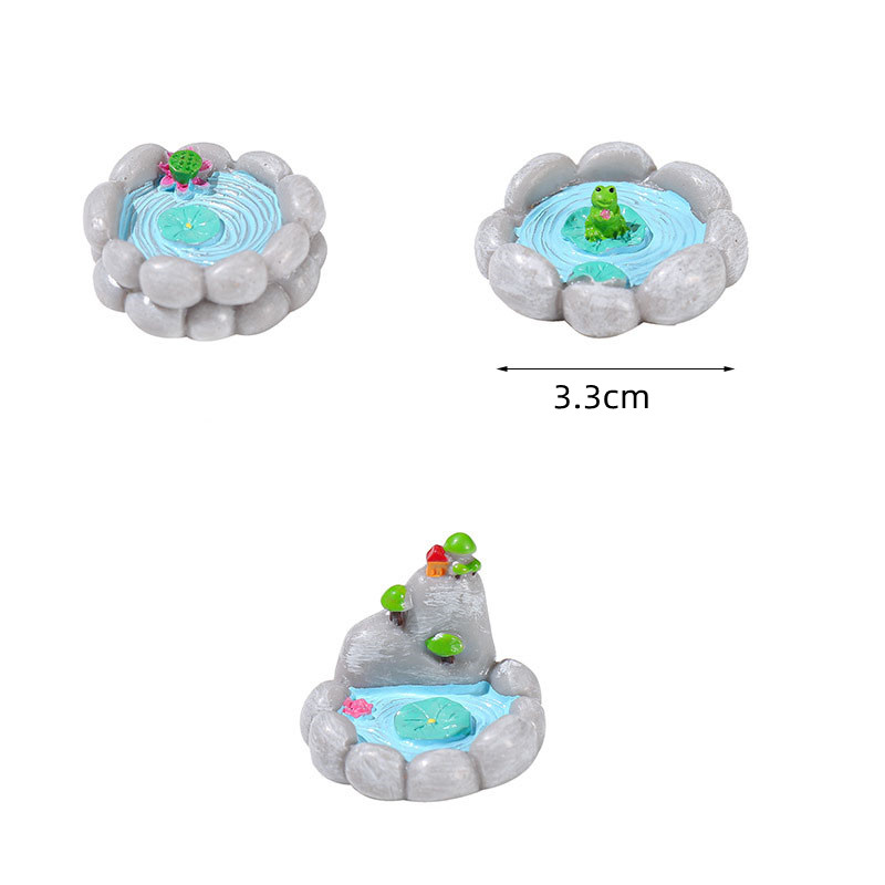 3pc Artificial Pool Model Pond - Bonsai Garden With Pond review and price