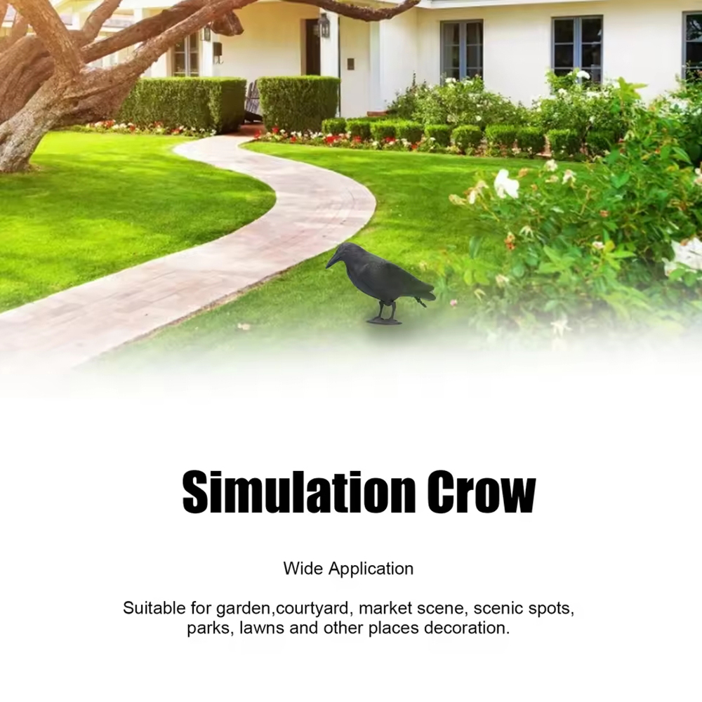 1PC Crow Decoration Simulation - Bonsai Garden Ideas review and price