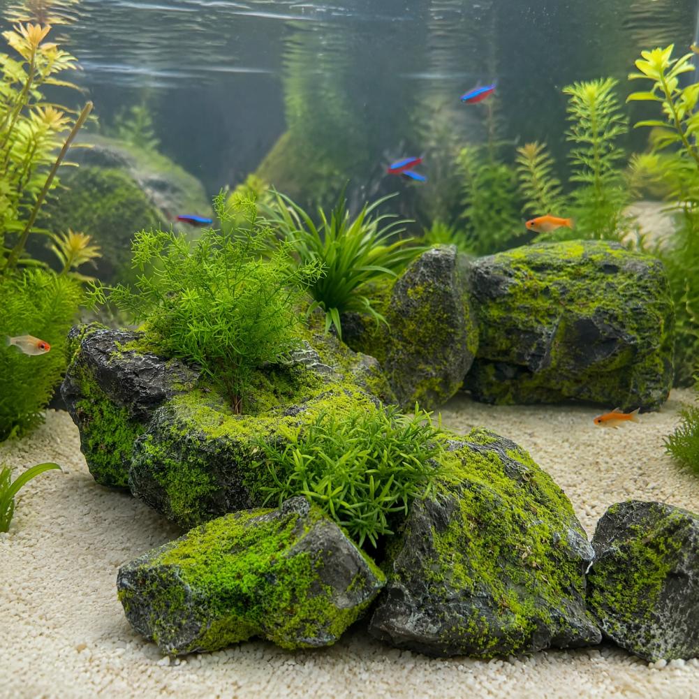 Artificial Moss Rocks for Land - Bonsai Garden With Pond review and price
