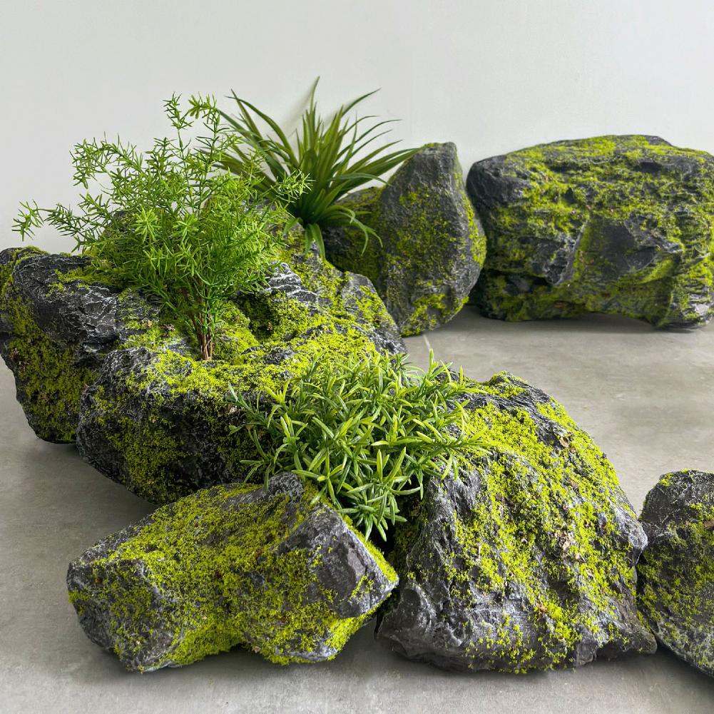 Artificial Moss Rocks for Land - Bonsai Garden With Pond review and price