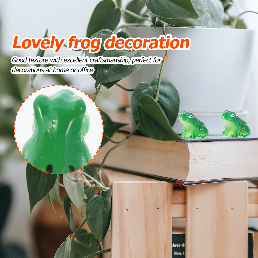 25Pcs Resin Frog Decor Miniatu - Bonsai Garden With Pond review and price