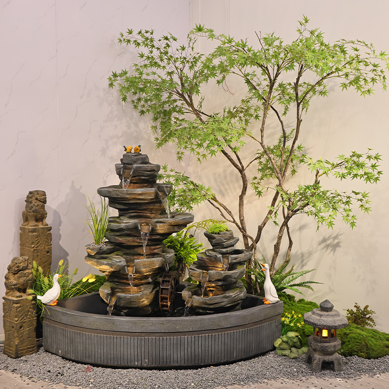 Garden fish pond water landsca - Bonsai Garden With Pond review and price