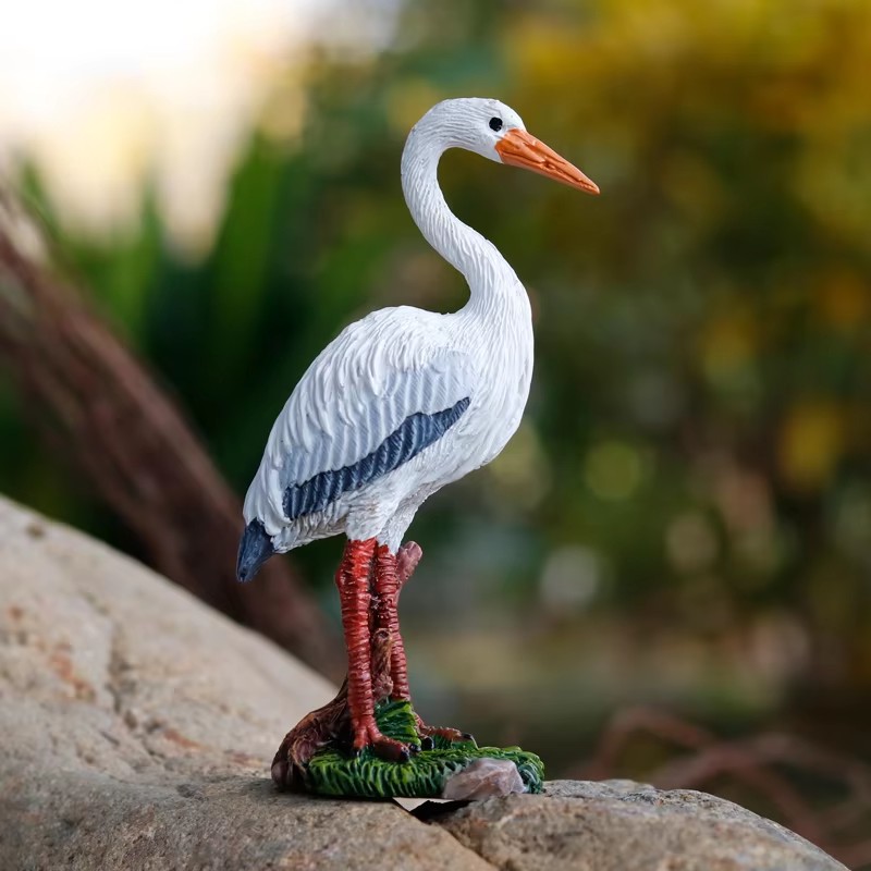 Mini Cute Egret Crane Resin St - Bonsai Garden With Pond review and price