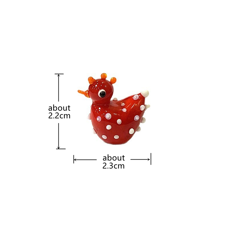 2PCS Handmade Cute Glass Chick - Bonsai Garden In Japan review and price