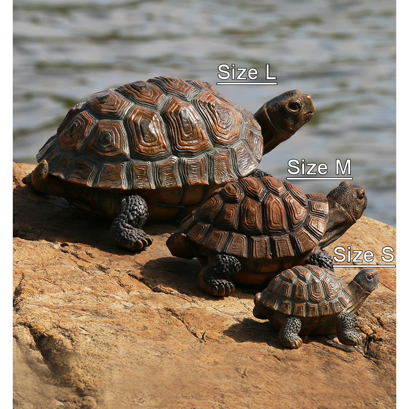 Cute Resin Tortoise Statue Out - Bonsai Garden With Pond review and price