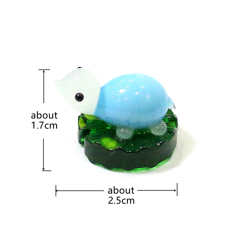 2pcs Colorful Mini Turtle Stat - Bonsai Garden In Japan review and price