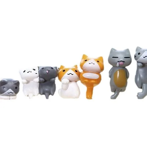 6Pcs/Set Cartoon Lucky pvc Cat - Bonsai Garden In Japan review and price
